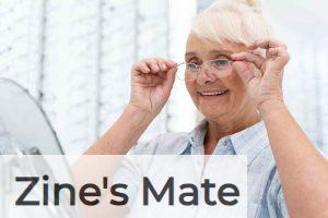 Mujer mayor con gafas
