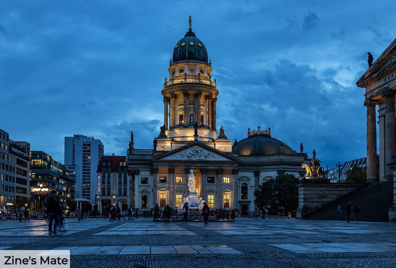 blue hour, berlin, berlin cathedral